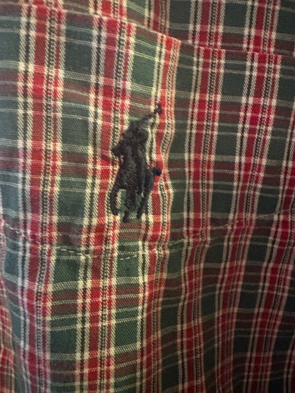 Polo by Ralph Lauren Short-Sleeve Plaid Button-Down Shirt, Blake Style, Sz XL - Picture 5 of 10